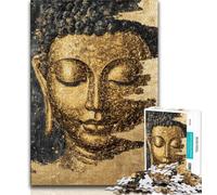 1000 Piece Jigsaw Puzzles for Adults Buddha Art Puzzles for Adults,Fun Present & Activity for Home,Toy for Rainy Days 38x26cm