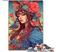 1000 Piece Jigsaw Puzzles for Adults Buddha Statue Made of Wood, for Parents, Lovers, Friends - Age 14+ 50x75cm for Family Interactive Game