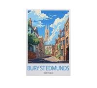 1000 Piece Jigsaw Puzzles for Adults，Bury St Edmunds Suffolk，Classic Puzzle Difficult Puzzle Fun Creative DIY Toys Gifts for Girls And Boys, Family Games（75x50cm）-AI63