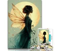 1000 Piece Jigsaw Puzzles for Adults Butterfly Fairy 1000 Piece Puzzle,is Ideal As Gifts for The Whole Family Suitable for And 14 38x26cm