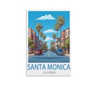 1000 Piece Jigsaw Puzzles for Adults California Santa Monica Jigsaw Adult Decompression Game Puzzle Students Toys for Children Christmas Birthday Gifts 52x38cm