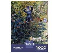 1000 Piece Jigsaw Puzzles for Adults Camille And Jean Monet Jigsaws for Adults Brain Teaser Game Stress Reliever for Is Ideal As A Gift 70x50cm/1000pcs