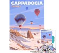 1000 Piece Jigsaw Puzzles for Adults Cappadocia Hot Air Balloons Toy Intellectual Game Educational Game But Fun And Humorous Birthday Gifts (Size 75x50cm)