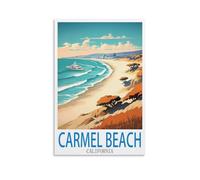 1000 Piece Jigsaw Puzzles for Adults Carmel Beach California Jigsaws Puzzles 1000 Pieces Teens Kids Jigsaw Entertainment Toys Brain Challenge Puzzle 52x38cm
