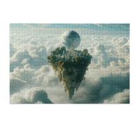 1000 Piece Jigsaw Puzzles for Adults, Castle Puzzles for Adults, Gift for Women, Men, Christmas, Family Wooden Puzzle Educational Games, Challenging Adult Jigsaws, Box Packaging, Planet Pattern, B-15