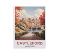 1000 Piece Jigsaw Puzzles for Adults,Castleford Wakefield,Classic Puzzle Difficult Puzzle Fun Creative DIY Toys Gifts for Girls And Boys, Family Games(50x70cm)-GU46