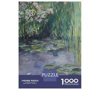 1000 Piece Jigsaw Puzzles for Adults Cat in The Waterlilies Pond Adult Jigsaw Hands-on Game Analysis And Logic Parent-child Interaction 52x38cm/1000pcs