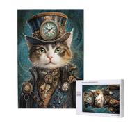 1000 Piece Jigsaw Puzzles for Adults Cat Jigsaw Comes with Packaging Box and Reference Pictures, Fun and Joyful Family Entertainment Games, Challenging Adult Puzzles Gifts Home Decor Animal M-1872