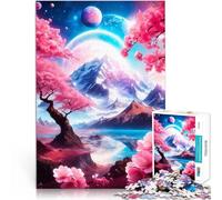 1000 Piece Jigsaw Puzzles for Adults Celestial Aurora Intellektuelles Spiel Einzigartige Geburtstags- und Geschenkideen52x38cm