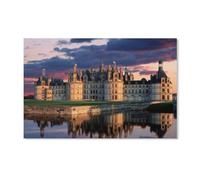 1000 Piece Jigsaw Puzzles for Adults，Chambord Castle, Loire Valley，Classic Puzzle Difficult Puzzle Fun Creative DIY Toys Gifts for Girls And Boys, Family Games 52x38cm