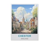 1000 Piece Jigsaw Puzzles for Adults，Chester England，Classic Puzzle Difficult Puzzle Fun Creative DIY Toys Gifts for Girls and Boys, Family Games（26x38cm）-FG67