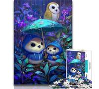 1000 Piece Jigsaw Puzzles for Adults Chicken Holding An Umbrella Puzzles for Adults,Family Game Stress Reliever Difficult Challenge Suitable for Couples (size 38x26cm)