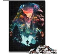 1000 Piece Jigsaw Puzzles for Adults Chimpanzees, Challenging Game Toys Wall Decoration Unique Birthday And Xmas Gifts (Size 26x38cm)
