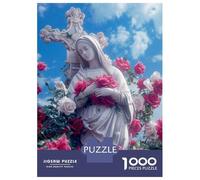 1000 Piece Jigsaw Puzzles for Adults Christ Poster Catholic 6 Puzzle for Adults Anti-Stress Toys Presents for Women Parent-child Interaction 52x38cm/1000pcs