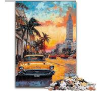 1000 Piece Jigsaw Puzzles for Adults City Streets Challenging Puzzles 50X75CM Ideal for Teenagers & Collectors, Travel Gift, Family Activity