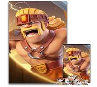 1000 Piece Jigsaw Puzzles for Adults Clash Royale Barbarian King Paper Jigsaw Puzzles Brain Challenge Gift Educational Activity for Teenagers 1000 PCS(38x26cm)