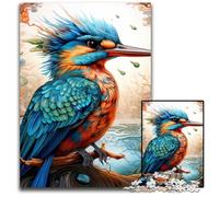 1000 Piece Jigsaw Puzzles for Adults Color Bird Wooden Puzzles High-Difficulty Brain Teaser for Teenagers 50x75CM/19.68x29.52inch