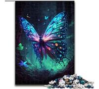 1000 Piece Jigsaw Puzzles for Adults Color Butterfly Made of Wood, Perfect DIY Art Decor Or Birthday Gift 50x75cm for Birthdays, Holidays, And Special Occasions
