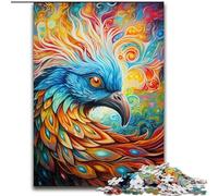 1000 Piece Jigsaw Puzzles for Adults Color Phoenix cardboard Jigsaw Puzzles Interactive Family Game, Ideal, Family Activity Game 26x38cm