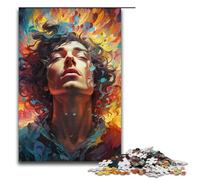 1000 Piece Jigsaw Puzzles for Adults Colorful And Psychedelic Ordinary Heroes Puzzle Hands-on Game 1000 PCS(38x26cm)