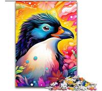 1000 Piece Jigsaw Puzzles for Adults Colorful Art Penguin Jigsaw Puzzles 1000 Pieces for Adults Family Fun Craft, Perfect for Birthdays, Holidays (Szie 26x38cm)