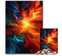 1000 Piece Jigsaw Puzzles for Adults Colorful Explosion Galaxy Challenging Puzzles Home Activity for Holidays, Birthdays, And Family Game Nights 50x75CM/19.68x29.52inch
