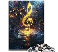 1000 Piece Jigsaw Puzzles for Adults Colorful Music Symbols Difficult Hard Gifts for Friends And Family Suitable for And 14 26x38cm
