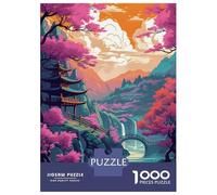 1000 Piece Jigsaw Puzzles for Adults Colorful Natural Landscape Puzzle for Adults Anti-Stress Toys But Fun And Humorous Birthday And Unique Gifts 38x26cm/1000pcs
