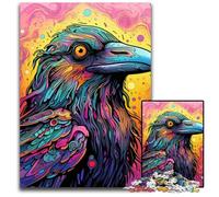 1000 Piece Jigsaw Puzzles for Adults Colorful Purple Duck cardboard Puzzles High-Difficulty Brain Teaser for Teenagers 26X38CM/10.23x14.96inch