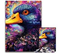1000 Piece Jigsaw Puzzles for Adults Colorful Purple Duck cardboard Puzzles High-Difficulty Brain Teaser for Teenagers 26X38CM/10.23x14.96inch
