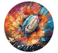 1000 Piece Jigsaw Puzzles for Adults Colorful Rugby Cardboard Jigsaw Puzzles Perfect for Teenager & Families,Ideal 67.5x67.5cm