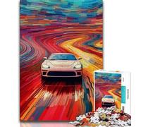 1000 Piece Jigsaw Puzzles for Adults Colorful Sports Cars 1000 Piece Puzzle,is Ideal As Gifts for The Whole Family Suitable for And 14 75x50cm