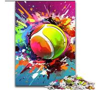1000 Piece Jigsaw Puzzles for Adults Colorful Tennis Jigsaws 1000 Pieces for Adults Perfect, Educational Toy (Size 50x75 cm)