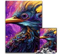 1000 Piece Jigsaw Puzzles for Adults Colorful Woodpecker Wooden Puzzles High-Difficulty Brain Teaser for Teenagers 50x75CM/19.68x29.52inch