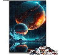 1000 Piece Jigsaw Puzzles for Adults Colors of Space Planet Made of Wood, Perfect DIY Art Decor Or Birthday Gift 50x75cm for Birthdays, Holidays, And Special Occasions