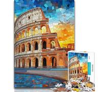 1000 Piece Jigsaw Puzzles for Adults Colosseum Teenager Puzzles,Relax Games Is Ideal As A Gift for The Whole Family (size 38x26cm)