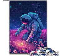 1000 Piece Jigsaw Puzzles for Adults Colourful Astronauts Puzzle Family Activity Game for Teenagers, Challenging Brain Teaser (size : 50x75cm)