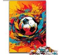 1000 Piece Jigsaw Puzzles for Adults Colourful Football Sports Jigsaw for Teenagers, Couples, And Friends for Birthdays, Christmas (size : 26x38cm)