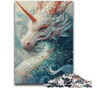 1000 Piece Jigsaw Puzzles for Adults Colourful Unicorns Challenging Family Activity Games DIY Toy for Home Wall Decor Gifts 38x26cm