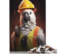 1000 Piece Jigsaw Puzzles for Adults Construction Cockatoo Jigsaw Puzzle Children Wooden Puzzles Family Entertainment Toys 1000pcs (75x50cm)
