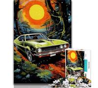 1000 Piece Jigsaw Puzzles for Adults Cool Colourful Sports Cars 1000 Piece Jigsaw,Fun Activity for Home, Rainy Days Toys, Birthday Gifts 26x38cm