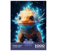 1000 Piece Jigsaw Puzzles for Adults Cosmic Celestial Axolotl Teenager Puzzles Toy Wall Decor Birthday Present Unique Gifts for Birthday And Christmas 52x38cm/1000pcs
