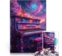 1000 Piece Jigsaw Puzzles for Adults Cosmic Piano Dekomprimierendes intellektuelles Lernspielzeug Geschenk zum Geburtstag75x50cm