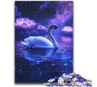 1000 Piece Jigsaw Puzzles for Adults Cosmic Swan Educational Games Home Decoration Educational Game for Birthday, Chrismas 50x75cm