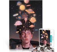 1000 Piece Jigsaw Puzzles for Adults Cosmic Thoughts Intellektuelles Spiel Wanddekoration Einzigartige Geburtstags- und Weihnachtsgeschenke52x38cm
