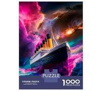 1000 Piece Jigsaw Puzzles for Adults Cosmic Titanic Adult Puzzles Hands-on Game Stress Reliever Difficult And Challenge 38x26cm/1000pcs