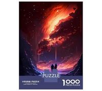 1000 Piece Jigsaw Puzzles for Adults Cosmic Twilight Puzzle for Adults Anti-Stress Toys But Fun And Humorous Birthday And Unique Gifts 52x38cm/1000pcs