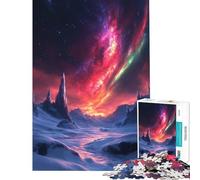 1000 Piece Jigsaw Puzzles for Adults Cosmic Winter Landscape for Educational Game Challenging Game Toys Gifts Birthday for The Whole Family (Size 50x75cm)