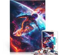 1000 Piece Jigsaw Puzzles for Adults Cosmonaut Dekomprimierendes intellektuelles Lernspielzeug Wichtelgeschenke38x26cm