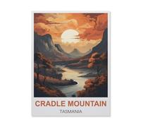1000 Piece Jigsaw Puzzles for Adults,Cradle Mountain Tasmania,Classic Puzzle Difficult Puzzle Fun Creative DIY Toys Gifts for Girls And Boys, Family Games(75x50cm)-B30